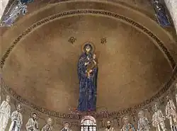 Mosaico di fattura bizantina a Torcello (Venezia), del XII secolo.