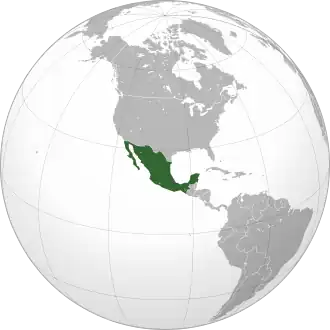 Messico - Localizzazione