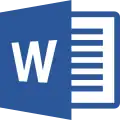 Logo di Microsoft Word 2013-2019