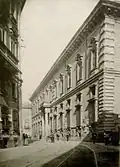 La via nel 1905 e il Palazzo di Brera