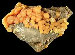 Aggregati sferici di mimetite botroide