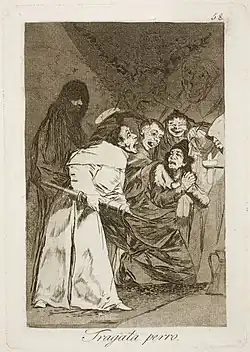 Capricho No. 58: Trágala, perro (Ingoiala, cane!)