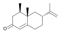 Formula di struttura del (+)-nootkatone