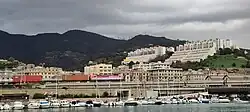 Vista delle Lavatrici e la rampa cargo Bretella di Pra' per Borzoli