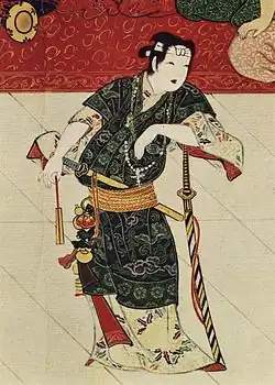 Izumo no Okuni, che fondò Kabuki a Kyoto.
