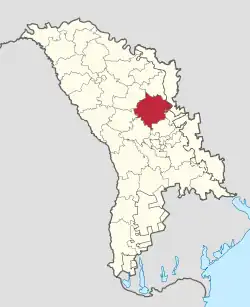 Orhei – Localizzazione