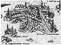 Paolo Forlani, Pianta prospettica della città e delle lagune, particolare con Murano, 1566
