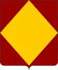 D'oro vestito di rosso