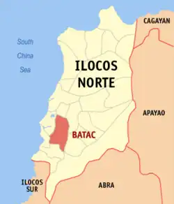 Batac – Mappa