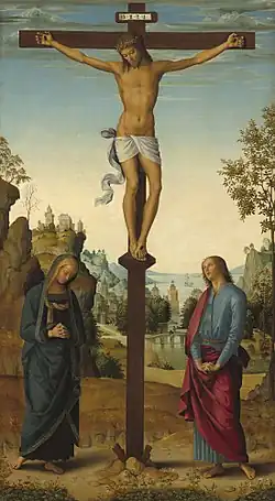 Perugino, Crocifissione (c. 1482), Washington, National Gallery of Art.