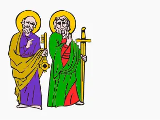 Bandiera usata dalla Marina Pontificia nel Medioevo