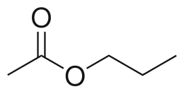 La formula di struttura del composto.