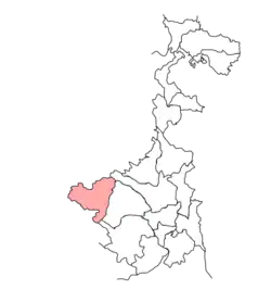 Distretto di Purulia – Mappa