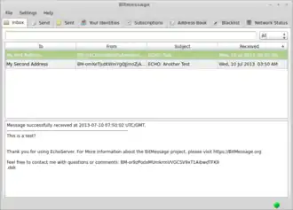 Versione 0.3.5 di PyBitmessage