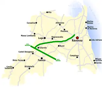 Provincia di Ravenna – Mappa