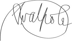 Firma di Robert Walpole