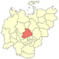 Kobjajskij ulus – Mappa