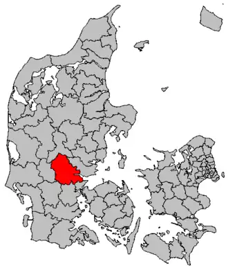 Comune di Vejle – Localizzazione