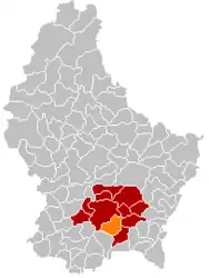 Hesperange – Mappa