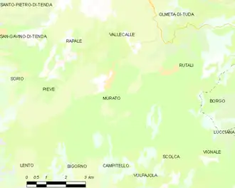Murato – Mappa