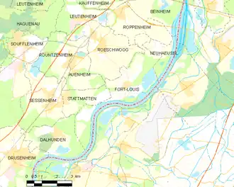 Fort-Louis – Mappa