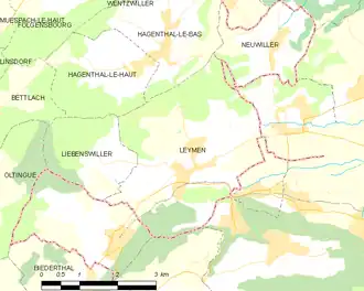 Leymen – Mappa