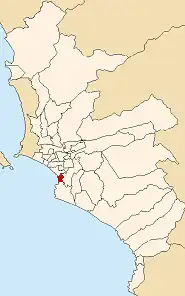 Distretto di Barranco – Localizzazione