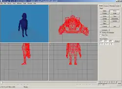 Screenshot di Milkshape 3D 1.7.9