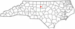 Alamance – Mappa