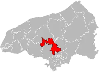 Cantone di Notre-Dame-de-Bondeville – Mappa