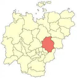 Tomponskij ulus – Mappa
