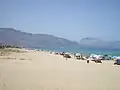 Un tratto di Alcamo Marina durante il periodo estivo