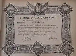 Diploma Scribanti