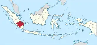 Sumatra Meridionale – Localizzazione