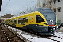 Treno FLIRT in servizio nella Ferrotramviaria