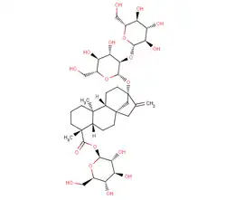 Formula di struttura dello stevioside