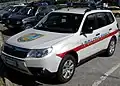 Subaru Forester autopattuglia della polizia civile