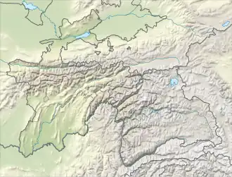 Mappa di localizzazione: Tagikistan