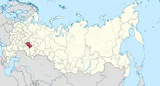 Repubblica del Tatarstan – Localizzazione