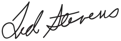 Firma di Ted Stevens