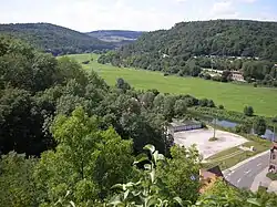 La Unstrut al di sopra di Nebra