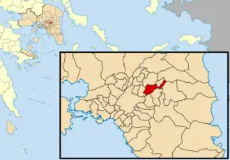 Chalandri – Mappa