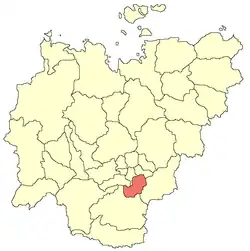 Amginskij ulus – Mappa