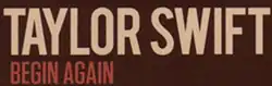 Logo del disco Begin Again