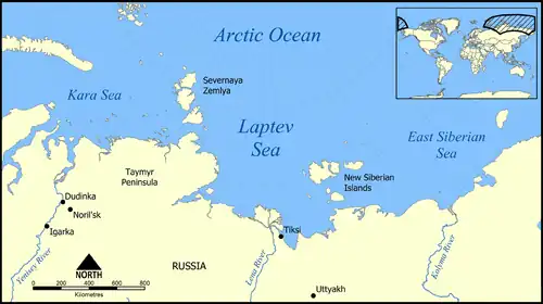 Igarka – Mappa
