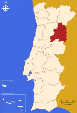 Distretto di Guarda – Localizzazione