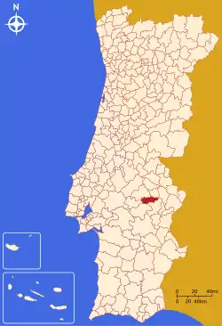 Sousel – Localizzazione