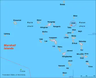 Utirik – Localizzazione