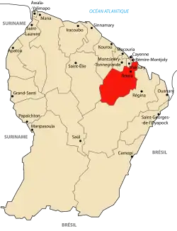 Roura – Mappa