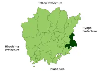 Bizen – Mappa